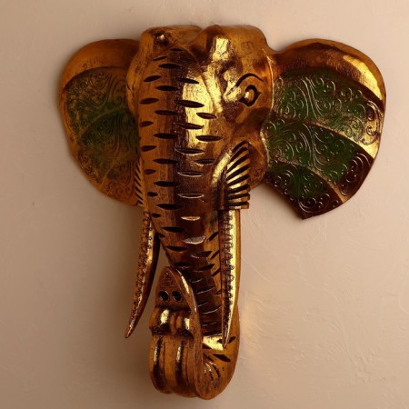 Souvenir tree "Elephant Head" 40x36x12 cm-2