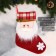 Santa Claus with rosy cheeks of 25x36 cm, red.