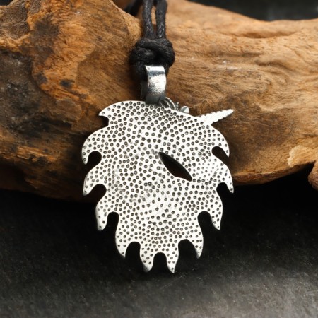 Protective amulet "Unicorn", 30x32mm, metal-3
