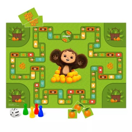 Game-detective "Cheburashka", with cards 59.5 × 42 cm-2