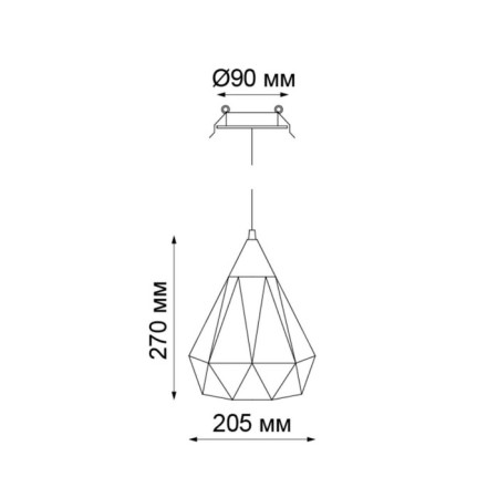 Built -in lamp ZELLE IP20 E27 50W-1