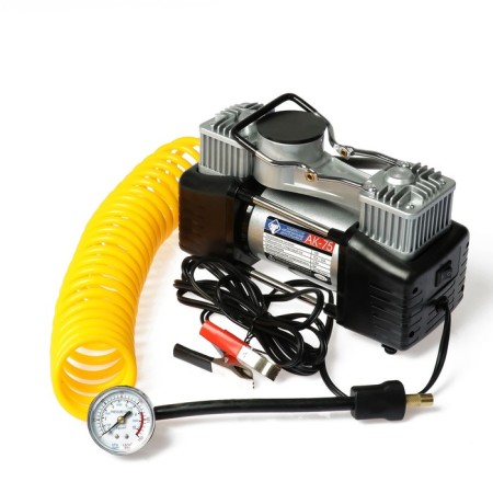 Compressor automobile Nova Bright AK-75 Double piston, metal case, in bag, 12V