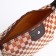 Lightning cosmetic bag, brown color