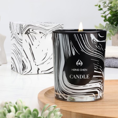 Aromatic candle in a glass "Hong.Chen", English pear and freesia