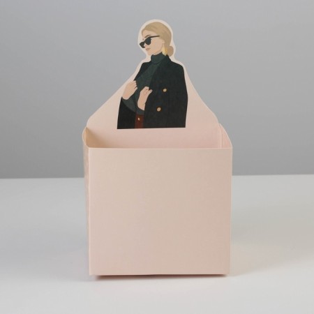 Boxes for mini bouquets "Lady", 12 × 20 × 10 cm-1