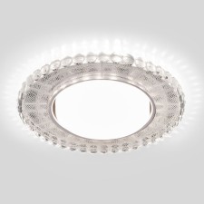 Lumina -intended lamp with LED lighting Elektrostandard, Suin, 133x133x43 mm, LED, 4200K, white color, mirror