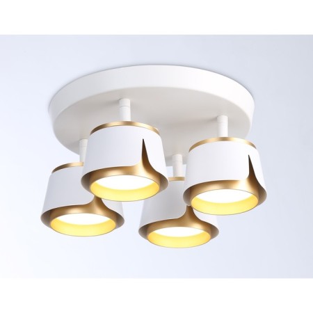 STAST NASTEN-POTOPLE WHOWER WITH AMBRELLA LIGHT, Techno Family, TN71241, 4XGX53, white, gold.-2