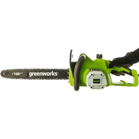 DREAL ELECTRICAL GREENWORKS GCS2046, 2 kW, tire 45 cm, groove 1.3 mm, 63 stars-3