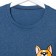 Home set (T -shirt/shorts) female, blue color, size 52