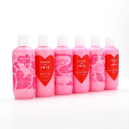 Shower gel Just Love, 300 ml, strawberry aroma, pure happiness-11