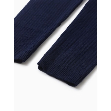 Costume (sweater and trousers) children's minku, dark blue color, height 140 cm-8