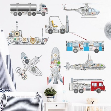 Stick plastic Interior color "Transport. Details" set of 6 sheets 17.5x27 cm