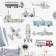 Stick plastic Interior color "Transport. Details" set of 6 sheets 17.5x27 cm