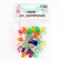 Miniature puppet "garland - icicle" length 1 meter, toy: 2.5 × 0.8 cm, mix color