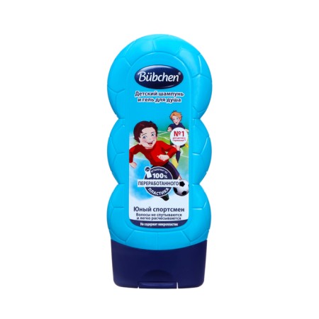 Children's shampoo and shower gel Bubchen "Young athlete", 230 ml