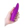 Cliter stimulator with cilia Jos Alicia, silicone, purple, 15.5 cm