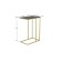 Class table "Agami Gold", 500 × 310 × 705 mm, color black marble
