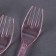 Plastic forks, set 6 pcs., Mix colors
