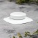 Summary metal per 1 candle "tablet b", 1.5x7 cm, white