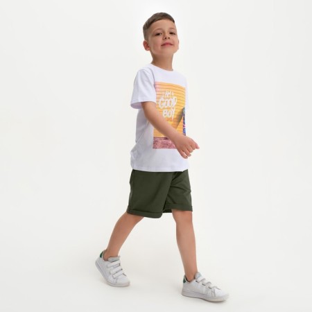 Shorts for the boy KAFTAN, size 32 (110-116 cm, khaki color-4