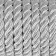 Cord twisted, d = 8 mm, 10 ± 1 m, silver color