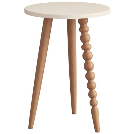 Journal table "Lotus", 350 × 350 × 496 mm, ivory color-1