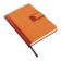 Organizer, A5, 128 sheets, cage, cover of leatherette, with a knife, "patterns", brown