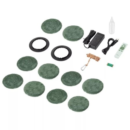 Robot Window Robi Kitfort KT-5189, 80 W, 5.5 min/m2, from battery, green-7