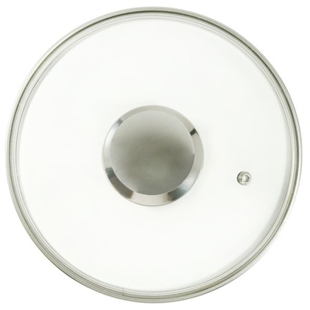 Glass cover Panairo Chrome, with a lid, d = 26 cm