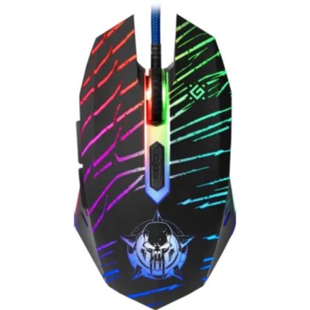 Mouse Defender Dark Agent GM-590L, Game, Wending, 12800 DPI, 6 buttons, USB, Blue