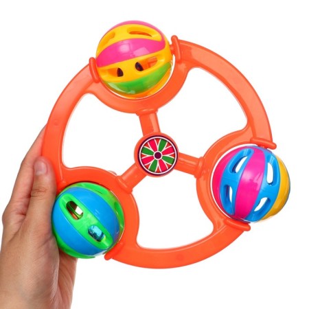 Rattle "Bright balls", color mix, crush me-3