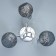 Erion chandelier 3he27 40W chrome 50x50x24 cm Bayerlux