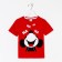 Haha T-shirt Mickey Mouse, height 86-92, red