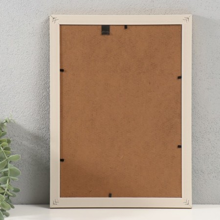 Photo frame Plastic format A4 "Abstraction of lines on white" coffee 1.5x24.6x33.3 cm-2