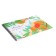 Album for drawing A4, 40 sheets, block 120 g/m², on spirals, Erich Krause "Juice Fruits", plastic cover, 100% white, perforation for separation, solid substrate