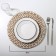 Serving napkin on the table “Sun”, d = 30 cm, white color