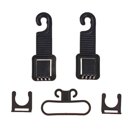 Hangers - Autovirazh hook universal on the headrest, with carrying, in a blister, 2 pcs