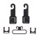Hangers - Autovirazh hook universal on the headrest, with carrying, in a blister, 2 pcs