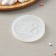 Silicone form "March 8", d = 7 cm, the color is transparent