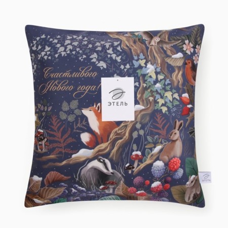 Case on the pillow Ethel "The Mysterious Forest", 40*40 cm, 100 p/e, velor-5