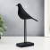 Souvenir Polystone "Bird - Long legs" Black 23x17 cm