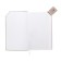 The diary is low, 120x200 mm 128 sheets, leatherette, gray block 70 g/m2, lies, a refrain with a colored button, gray