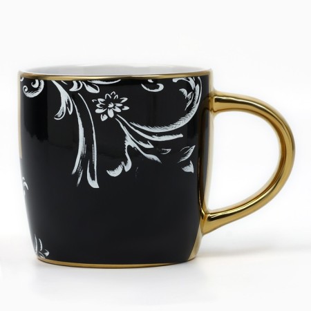 Ceramic mug Men’s Power, 300 ml, black color-1