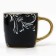 Ceramic mug Men’s Power, 300 ml, black color
