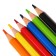 Pencils of 6 colors, Carioca "Maxi Tita", plastic, hexagonal, 40 mm neck, thickened, shock resistant