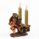 Climber "Angel", for two candles, 11 x 5.5 x 12 cm