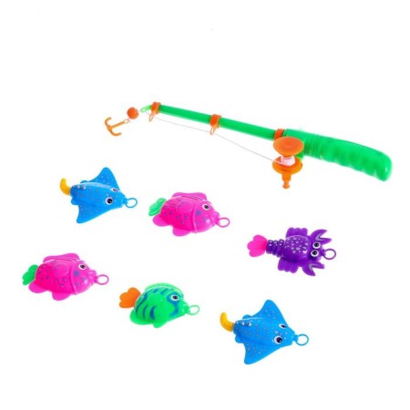 Sea fishing "Funny bathing": 1 fishing rod, 6 fish-1