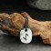 Amulet "Scandinavian runes", Runa Eyvaz, 21x29mm, metallic