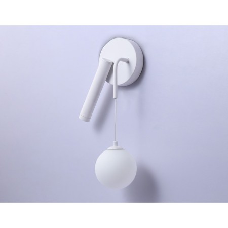 LED LED wall -mounted lamp with an interchangeable Ambrella Light, Linetech, FL66383, G9, 2 W, 150LUM, 4200K, white, white matte color-2
