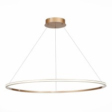 Светильник подвесной St Luce. ST604.243.46. 1х46 Вт, LED, 4000K, 2990 Lm, 80х80 см, цвет золотистый